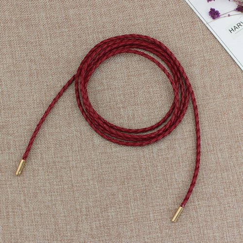 Afbeelding van Vintage Lederen Tailleband met Ketting voor Vrouwen