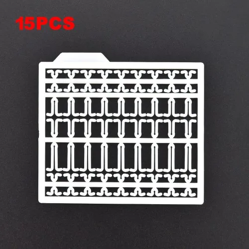 15pcs White