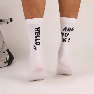 Image de Chaussettes de Cyclisme Respirantes - Séchage Rapide & Anti-Transpiration