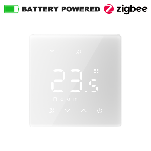 Imagen de Termostato Inteligente WiFi y Zigbee para Calderas de Gas y Agua con Control Remoto por Aplicación, Compatible con Alexa, Google Home y Alice, Alimentado por Batería
