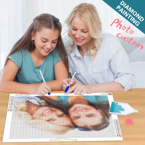 Image of Custom DIY Diamond Painting Kit – Full Square & Round Drill Rhinestone Art for Home Decor
