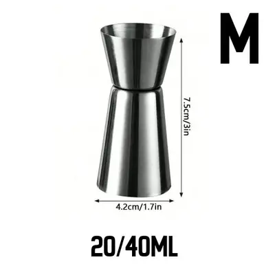 Image de Shaker à Cocktail Professionnel en Acier Inoxydable - Jigger Double Mesure