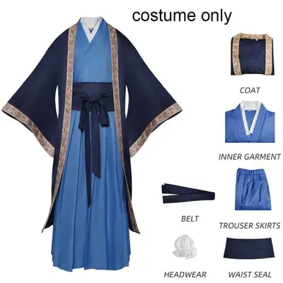 Image de Kimono Cosplay Homme - Tenue Anime Kusuriya Hitorigoto