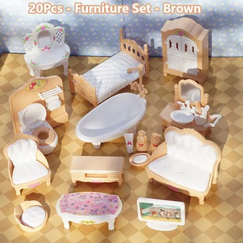 Bruin-meubel set