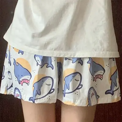 Image de Pantalon de Pyjama Requin Mignon pour Femmes