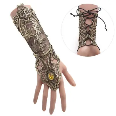 Image de Bracelet Steampunk Gothique Noir - Accessoire de Mode Sexy