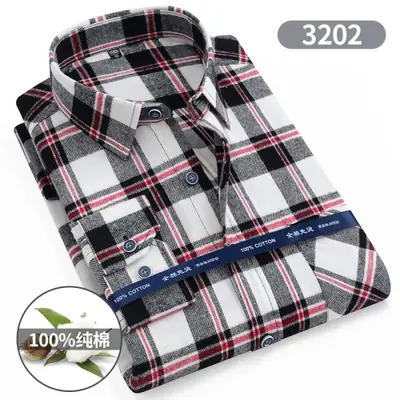 Image de Chemise à Carreaux Flanelle Homme XXL - Confort & Style