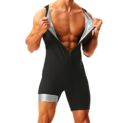Image de Gilet Sauna 3-en-1 pour Hommes - Perte de Poids & Modelage du Corps