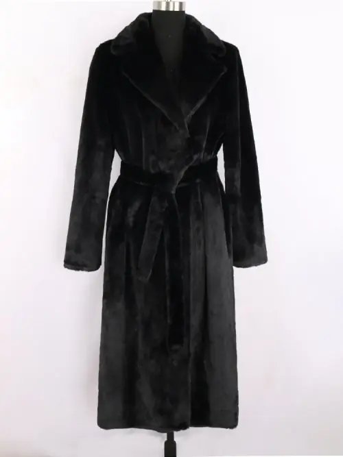 Image de Manteau Fausse Fourrure Hiver 2021 - Mode Coréenne
