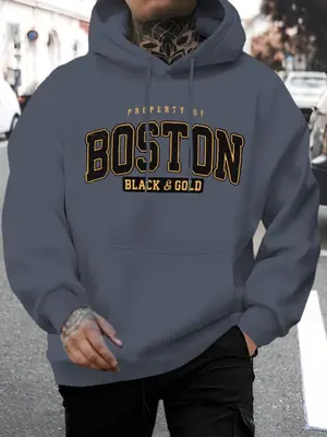 Image de Sweat à Capuche Homme Style Streetwear - Automne/Hiver