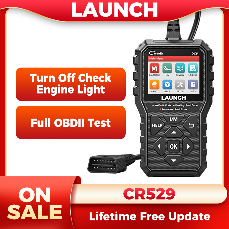 Immagine di GL LAUNCH CR529 OBD2 Scanner Strumento diagnostico automobilistico Lettore di codici OBDII per auto ...