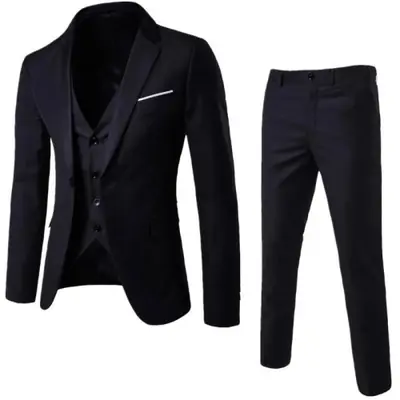Image de Costume Homme 3 Pièces Élégant & Décontracté 2025