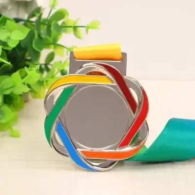 Image de Médaille Écologique en Chanvre & Noix de Coco - Or, Argent, Cuivre