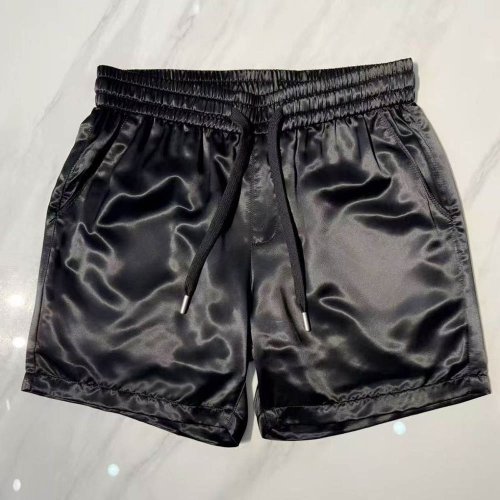 Image of Men's Shiny Breathable Hawaiian Casual Shorts – Summer Fashion Trendy Beach Vacation Wear for Youth, 2025 New Design