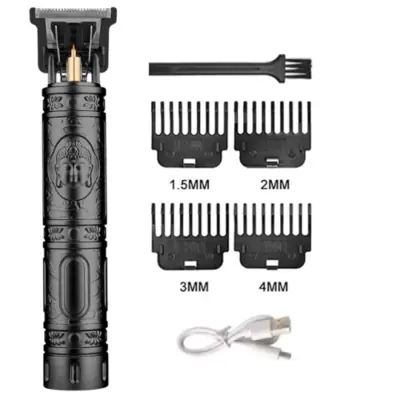 Tondeuse Électrique Vintage T9 pour Hommes - Coupe Précise & Rechargeable