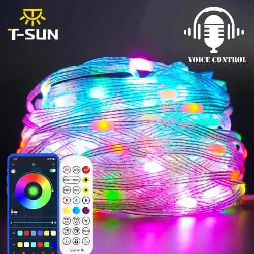 Image de Guirlande LED Magique - Éclairage Festif pour Noël & Fêtes