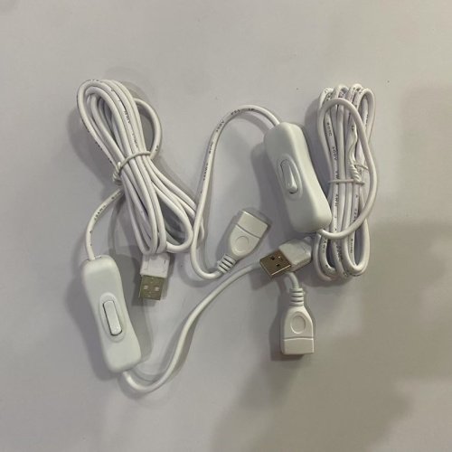 Image of 2-Meter USB Extension Cable with On/Off Toggle Switch – Ideal for USB Lamps, Fans, and Power Supply Devices
