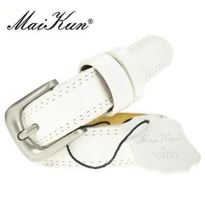 Image de Ceinture Femme en Cuir Véritable - Style Luxe & Coloré