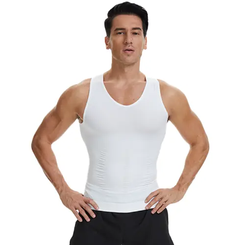Image de Gilet Compression Homme - Modelant & Amincissant