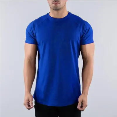 Image de T-Shirt Homme Fitness Été - Coupe Slim & Coton Respirant