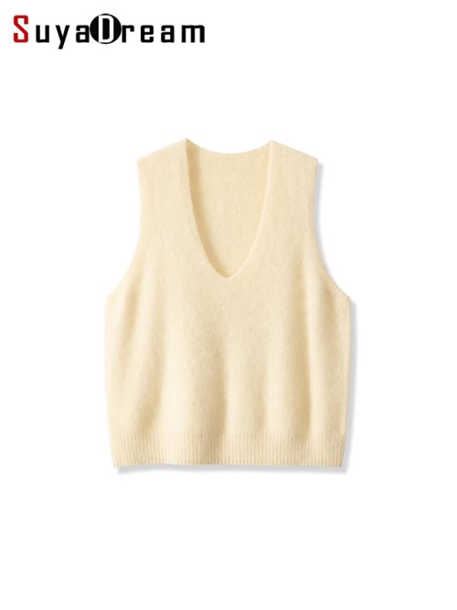 Bild von Eleganter Damen-Pullover aus Kaschmir-Wolle – V-Ausschnitt, Herbst/Winter 2025