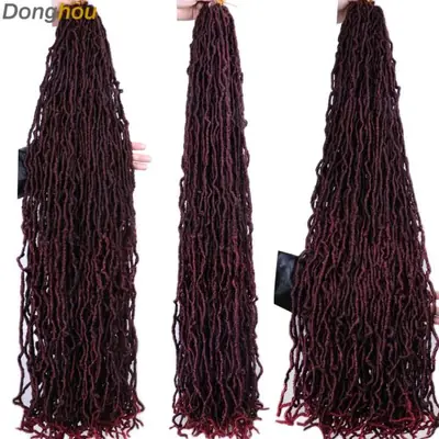 Image de Faux Locs Crochet Hair Ombre Blonde - 21 Mèches