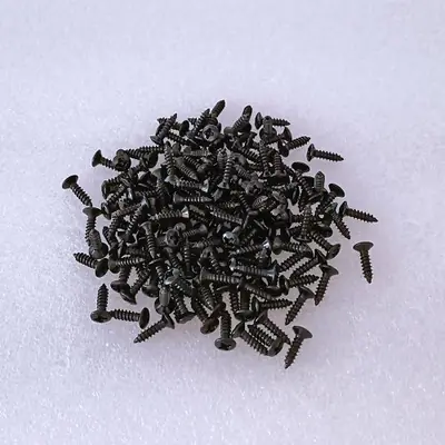 Lot de 50 Vis Métalliques pour Plaque Électrique - Or, Noir, Argent