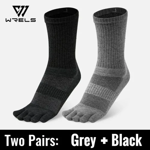 2 paia grigio-nero