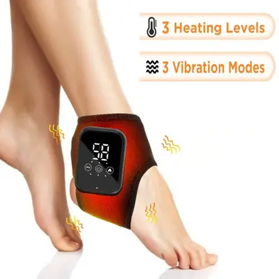 Image de Masseur Portable pour Pieds et Mains avec Chaleur et Vibro-Massage