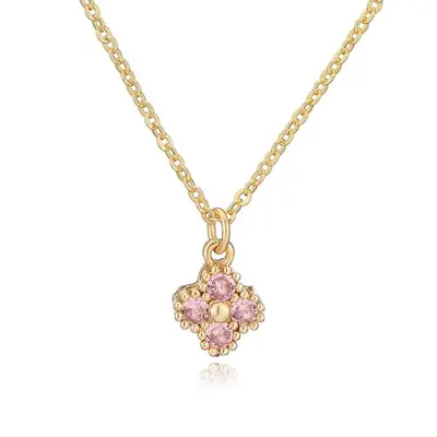 Image de Collier Fleur en Or 18K - Élégant & Raffiné