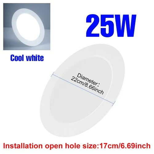 25W blanco frío
