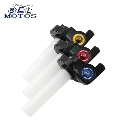 Image de Poignées de gaz rapide 22mm pour moto - Aluminium haute performance
