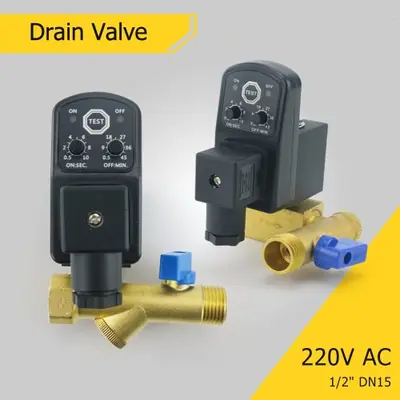 Image de Électrovanne de Vidange Automatique 1/2" DN15 - 12V/24V/220V