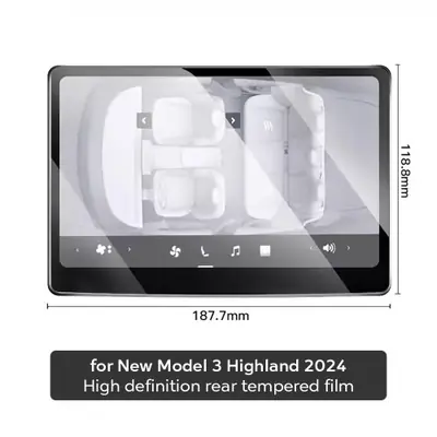 Image de Film Protecteur Écran Tesla Y & Model 3 - Verre Trempé 2025