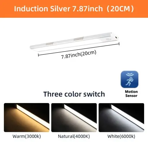 Image de Lampe LED Rechargeable avec Détecteur de Mouvement