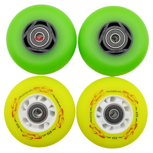 Imagen de Ruedas de Patín en Línea PU - 72mm, 76mm, 80mm - Pack de 4