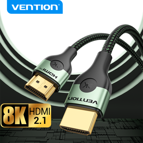 Image of Premium 8K HDMI 2.1 Cable with 48Gbps Bandwidth – Ultra-High-Speed Connection for PS5, Xiaomi TV Box, PS4, 4K 120Hz & 8K 60Hz Support, HDR10, HDCP 2.2 Compatible