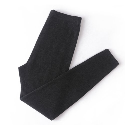 Afbeelding van Wol Gebreide Damesleggings 2024 Herfst Winter – Elastische Hoge Taille, Casual Zachte Warme Comfortabele Enkellange Effen Broek