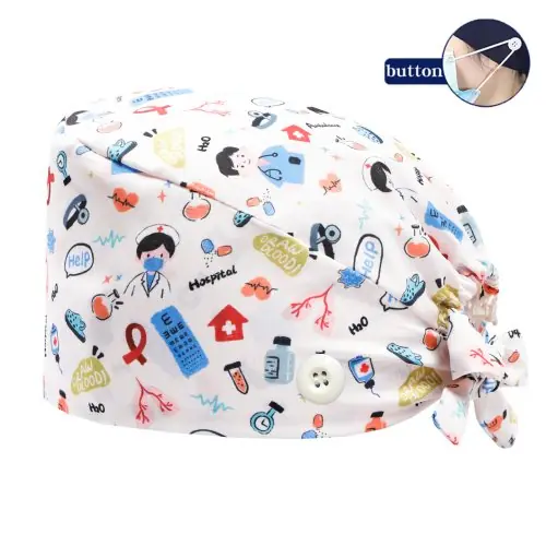 Image de Casquette d'infirmière réglable - Style professionnel & confort