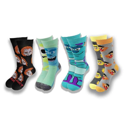 Imagen de Calcetines Cálidos y Cómodos para Hombres y Mujeres con Diseño de Patinaje en Línea - Estilo Moderno para Primavera y Otoño