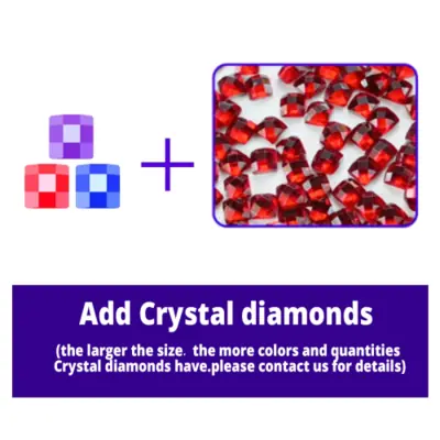 Image de Diamant Peinture 5D - Création Magique de Fées et Cristaux