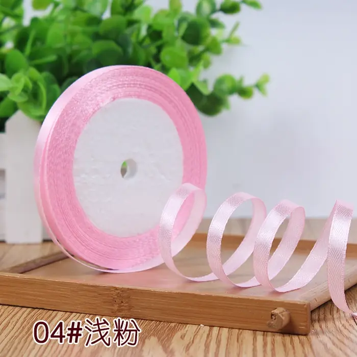 Image de Rubans Satin Rose - 7 Largeurs pour Bricolage & Décoration