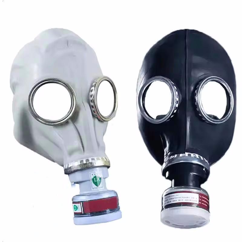 Immagine di Maschera in resina chimica, sicurezza industriale, maschera antigas a pieno facciale, vernice, sicur...