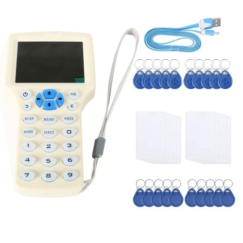 Afbeelding van Multifunctionele NFC & RFID Smart Card Reader, Schrijver en Duplicator met USB-Connectiviteit voor 125 kHz en 13,56 MHz – Gecodeerde Sleutel Kopieerapparaat voor Veiligheids- en Toegangscontrole