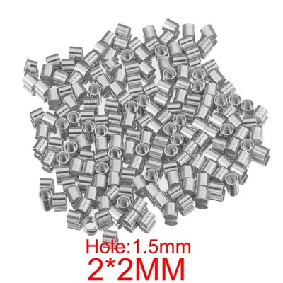 Image de Bouchons de Tube Dorés 200 pcs - Perles d'Espacement pour Bijoux