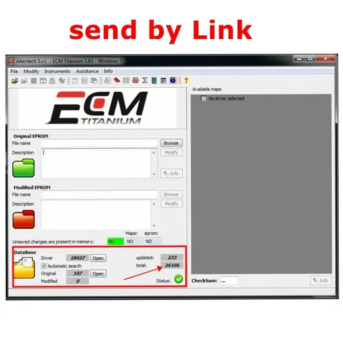 Image de Outil de Réparation ECU Link ECM Titanium 1.61 - 26000 Pilotes