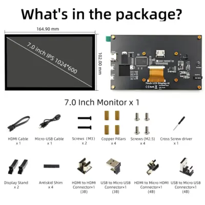 Image de Écran tactile 7 pouces pour Raspberry Pi