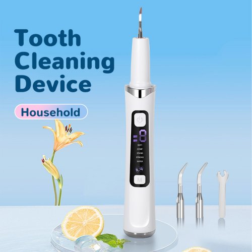Imagen de Escalador Dental Ultrasónico Eléctrico con 5 Modos para Eliminación de Sarro, Cálculo y Blanqueamiento Natural de Dientes
