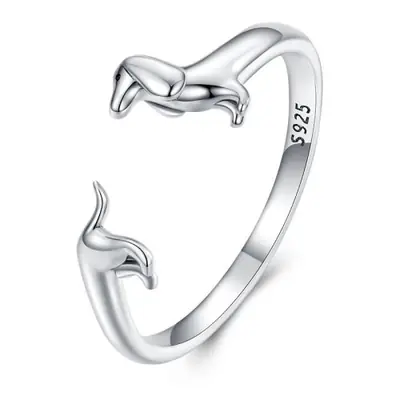 Image de Bague Chat en Argent Sterling - Bijou Animal de Compagnie