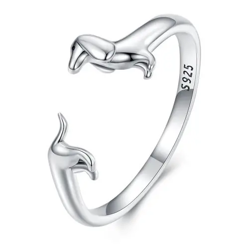 Image de Bague Chat en Argent Sterling - Bijou Animal de Compagnie